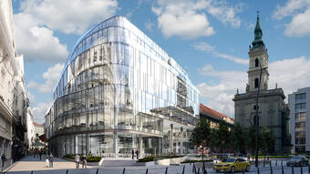 Szervita Square Building. Pre-leased by SPACES, Financed by UniCredit Bank Hungary