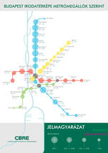 Offices Along Metro Lines: M3 Line at the Top, M4 Almost Totally Deserted