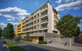 Metropolitan Garden: new apartment complex to be built in Budapest by WING