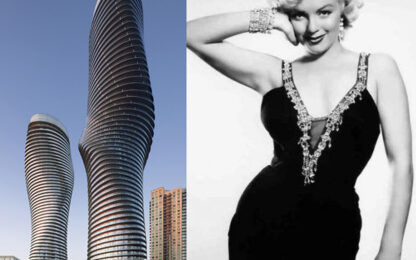 Marilyn Monroe buildings - The Absolute Towers