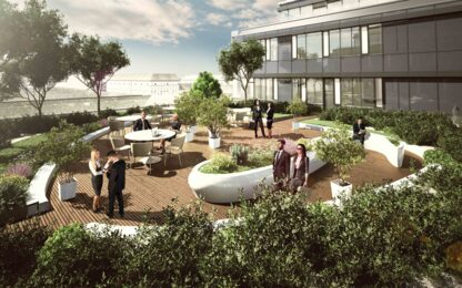 Skanska laid the cornerstone for its new project, Nordic Light Offices in Budapest