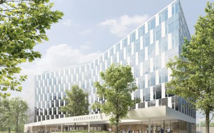 First building of BakerStreet, ATENOR’s development in South Buda, received final building permit