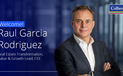 Raul Garcia Rodriguez joins Colliers as Real Estate Transformation, Value & Growth Lead for Central and Eastern Europe