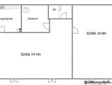 Offices to let in XIV.Stefánia különálló 45 nm –es kert kapcsolatos iroda,