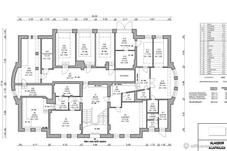 Offices to let in Gellért hegy