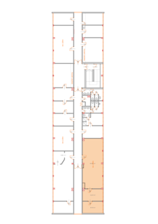 B épület 94 m2 iroda