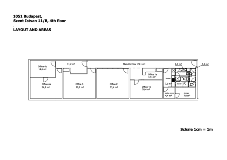 11/B 4. emelet, teljes: 200m2