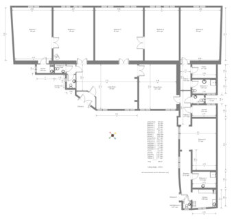 Offices to let in Bajza utcában 6 szobás  lakásiroda kiadó