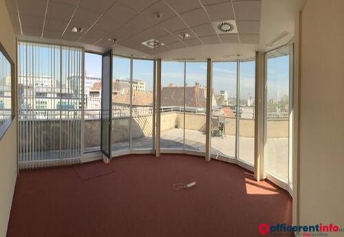 Offices to let in 13. kerületben egyedi adottságokkal rendelkező nagy teraszos 80 illetve  215 nm -es iroda kiadó