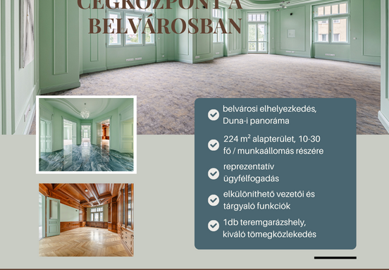 Cégközpont a Belvárosban