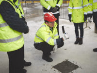 Skanska laid the cornerstone for its new project, Nordic Light Offices in Budapest