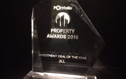 JLL won “Investment deal of the year 2016” award for the third time